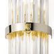 “belt” triedro murano glass wall sconce decorated