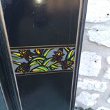 Art-deco sheet metal firewall screen