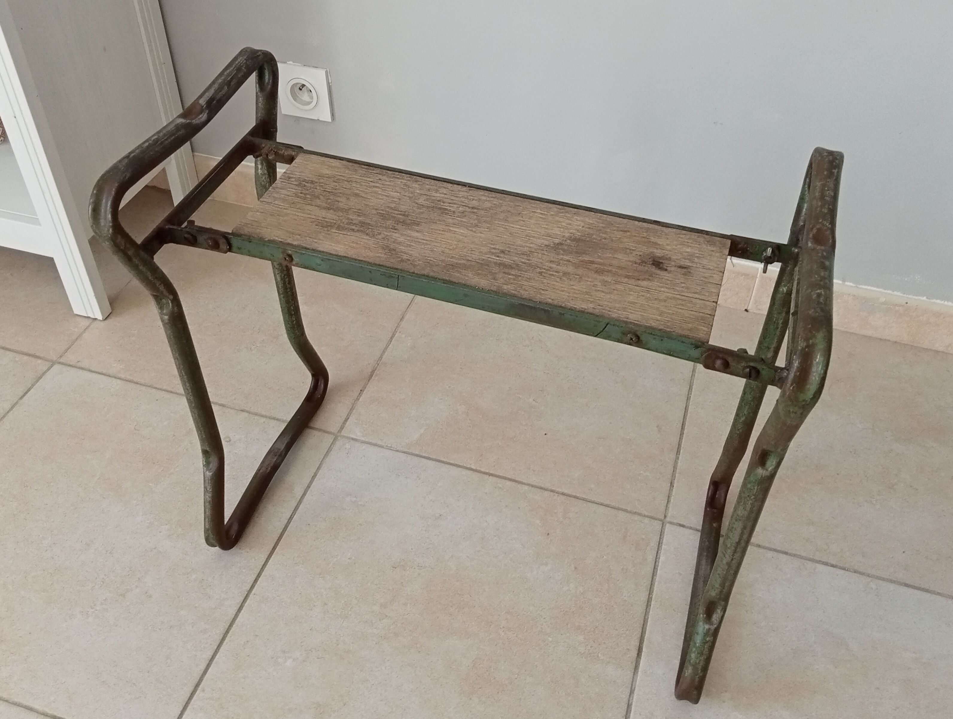 Vintage gardener's stool