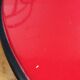 Rolly red enameled canvas pendant light 42 cm