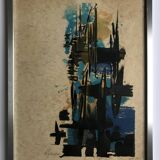 Share MANESSIER Elegy for Martin Luther King I, 1978. Signed lithograph.