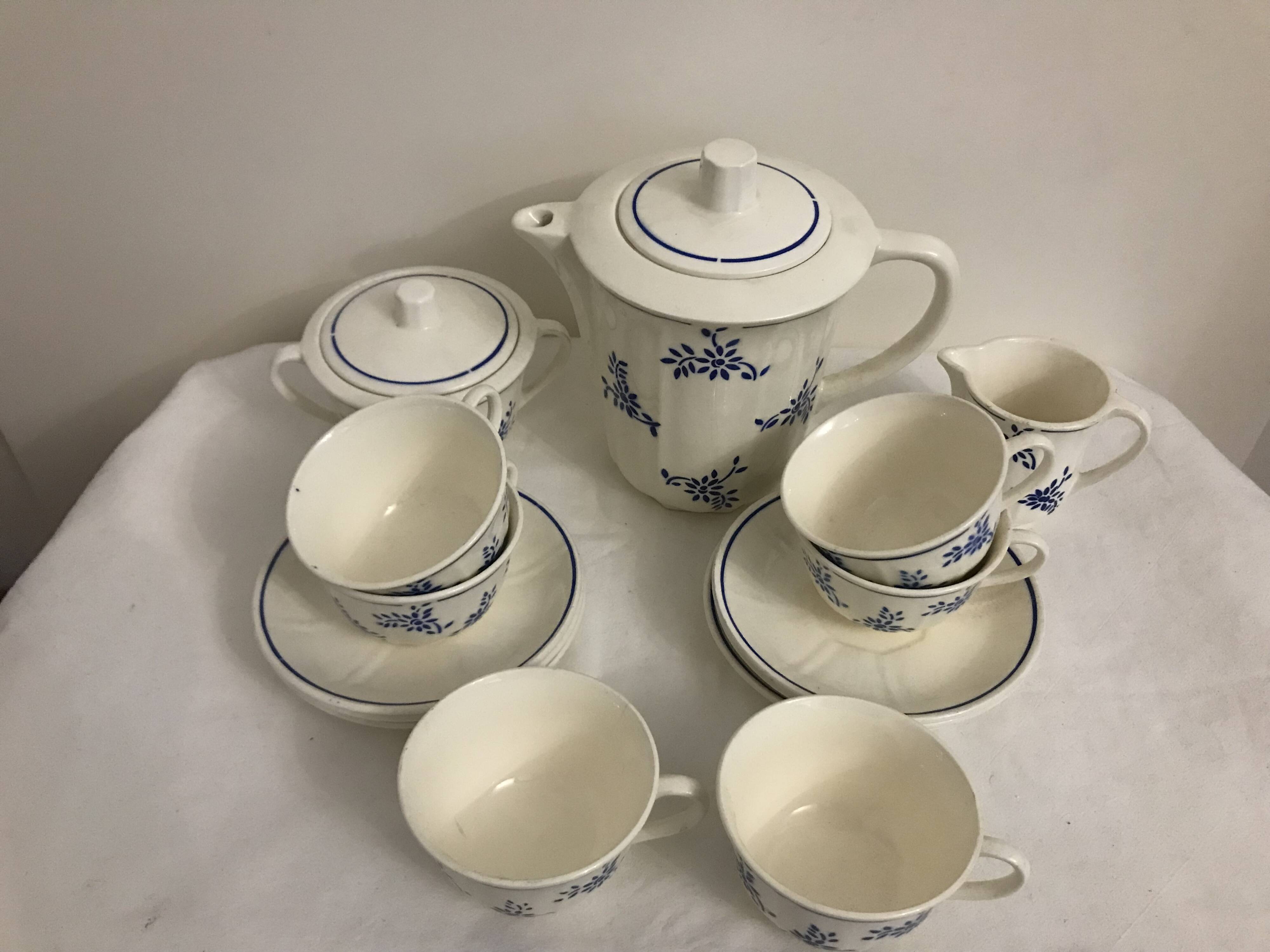 Badonviller "Christiane" model coffee service