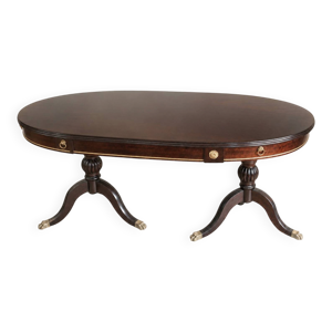 Table ovale extensible