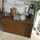 Ancient travel trunk