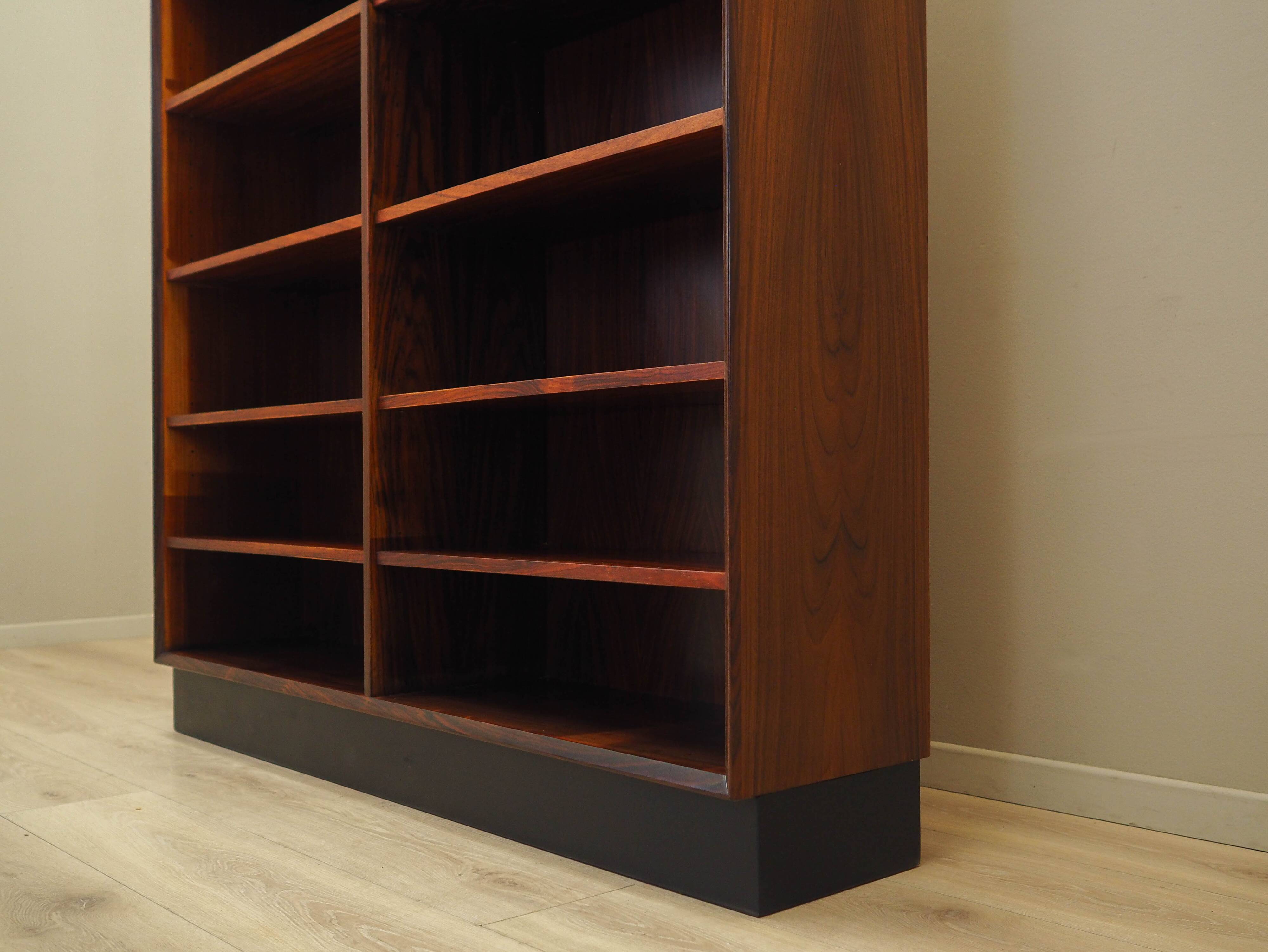 Rosewood bookcase, Danish design, 1970s, manufacturer: Hundevad