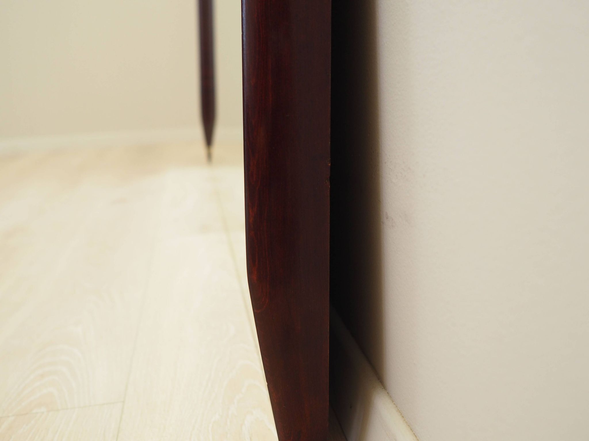 Mirror in mahogany frame, Italian design, 1970s, production: Italy