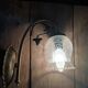 Wall lamp base metal brass