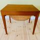 Vintage Danish teak sewing table by Severin Hansen for Haslev Furniture 1960