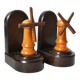 Wooden bookends mills