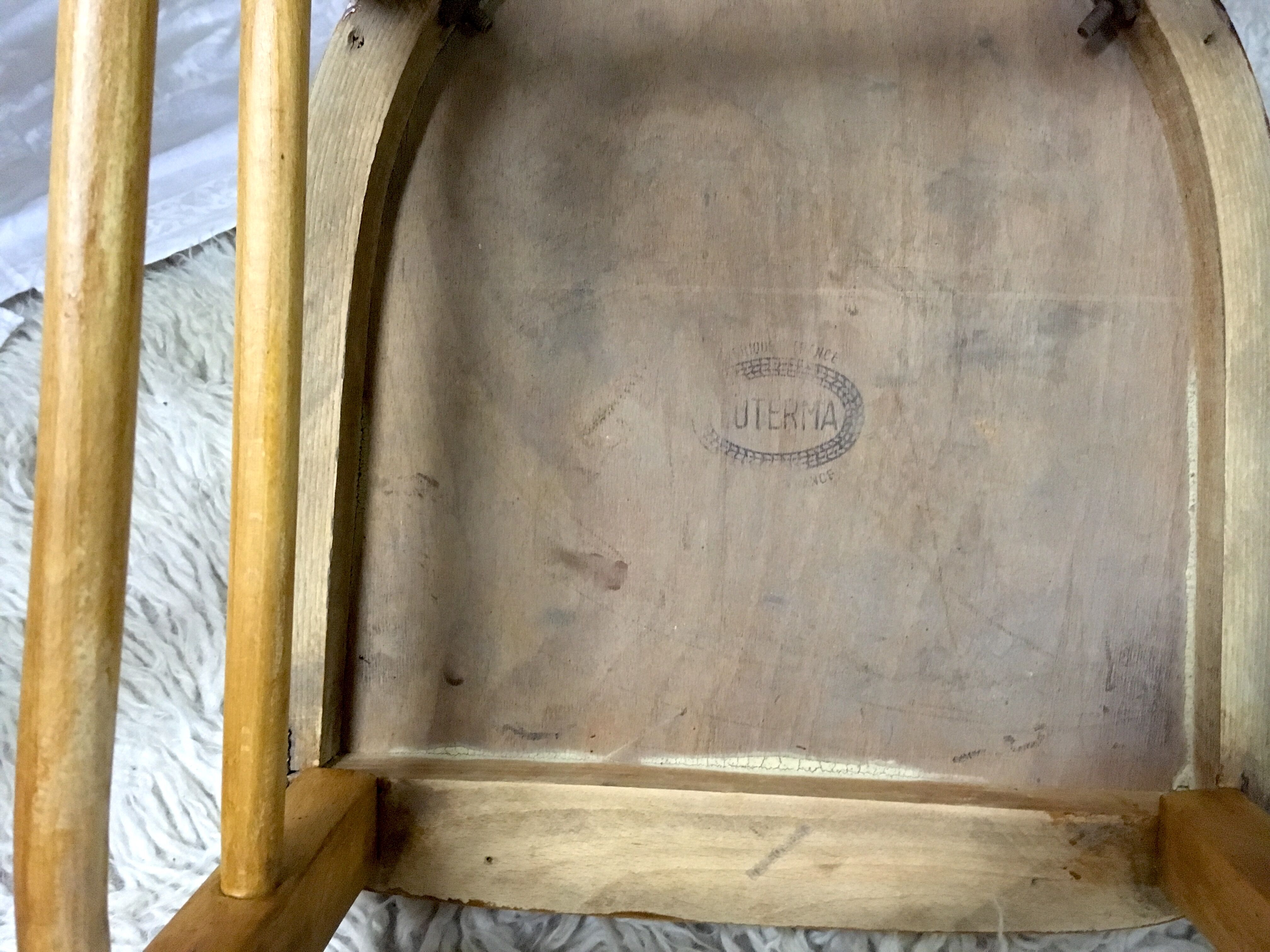 Set of 4 chairs Bistro Luterma 50 years