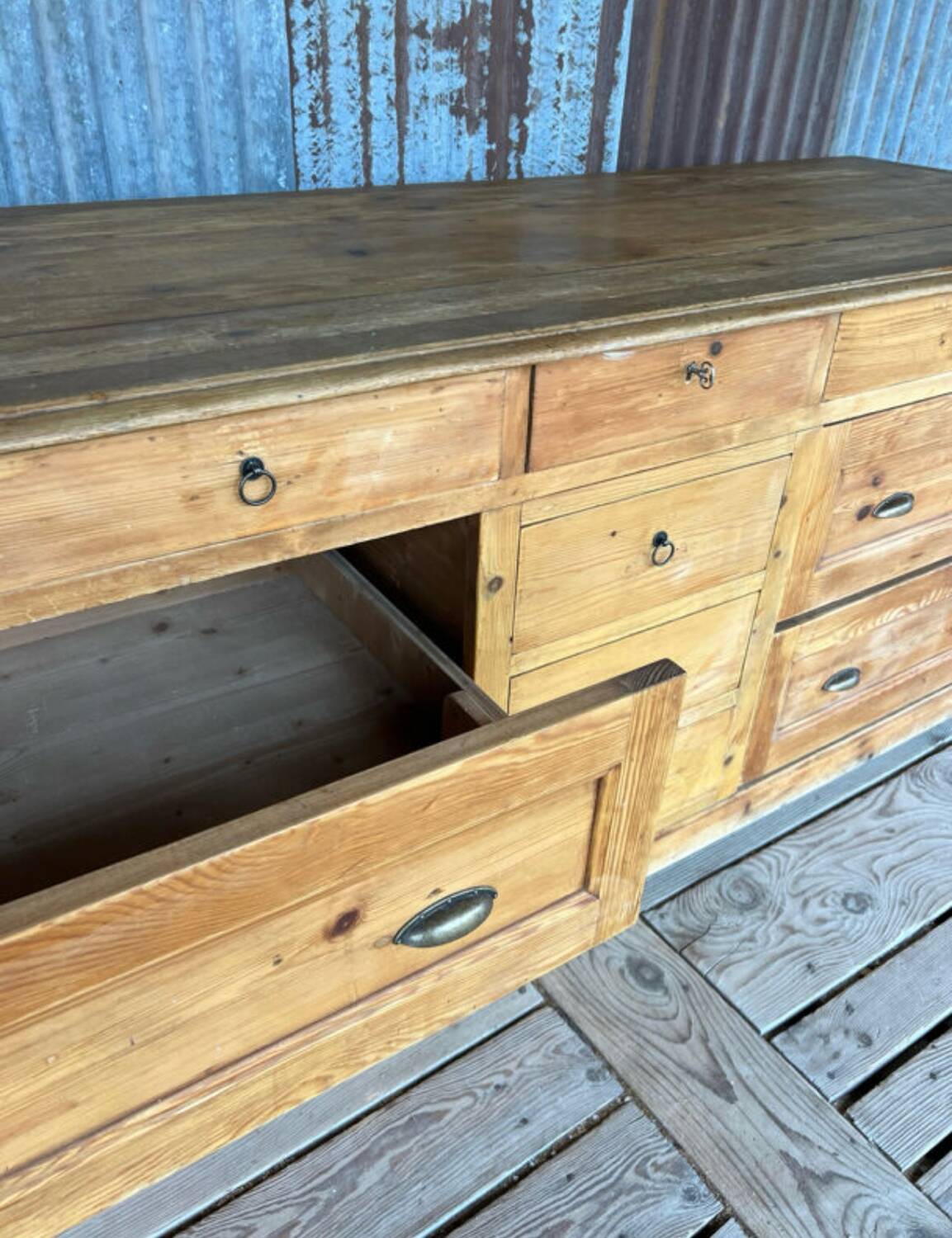 Former draper's counter