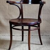 Curved wood bistro office chair J&J KOHN