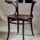 Fauteuil de bureau bistrot bois courbé J&J Kohn
