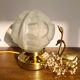 Vintage art deco globe installation lamp