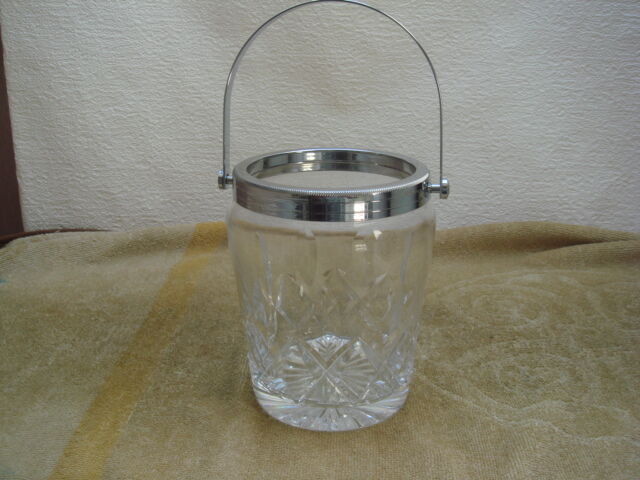 Crystal ice bucket