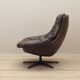 Leather swivel armchair, Danish design, 1960s, designer: H.W. Klein, manufacture: Bramin