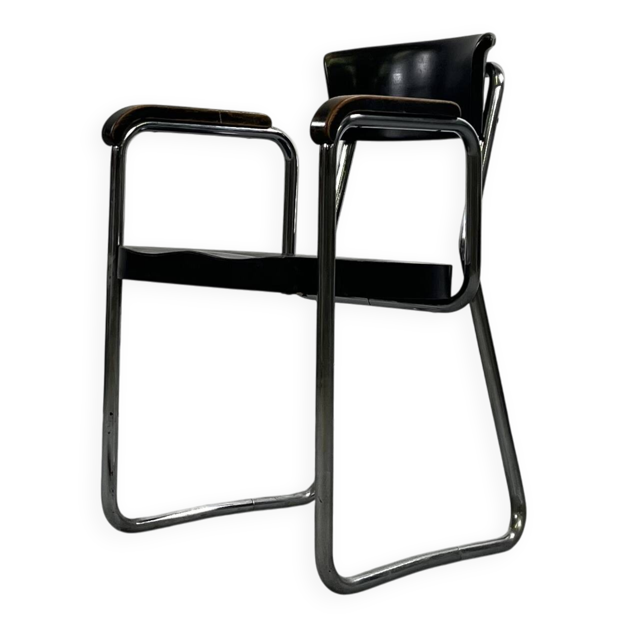 B261 armchair by Emile Guillot for Thonet - 1930s