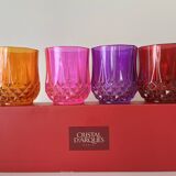 Verre en cristal d'arques vintage