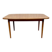 G-Plan teak table from the 1970s with butterfly extension.