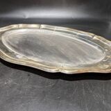 Plat en métal argenté