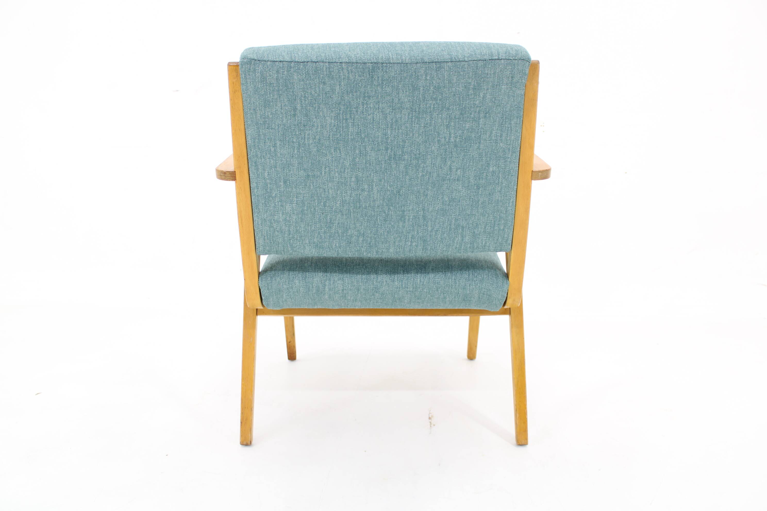 1960s Selman Selmanagic armchair by VEB Deutsche Werkstätten Hellerau, Germany