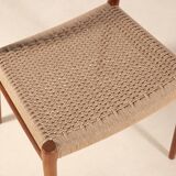 4x Niels O. Møller Dining Chair Model 75 in Teak, 1960s Denmark