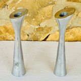 Scandinavian pair of candlesticks by Broste, Copenhagen circa 1970/1980.