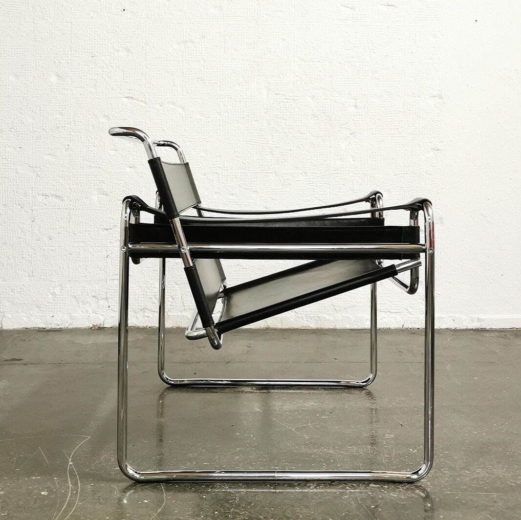 Armchair Wassily by Marcel Breuer, Habitat, 1970