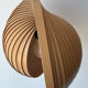 Spherical suspension, wooden slats, 1970