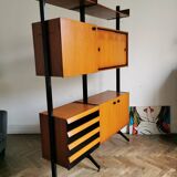 70's Italian modular bookcase
