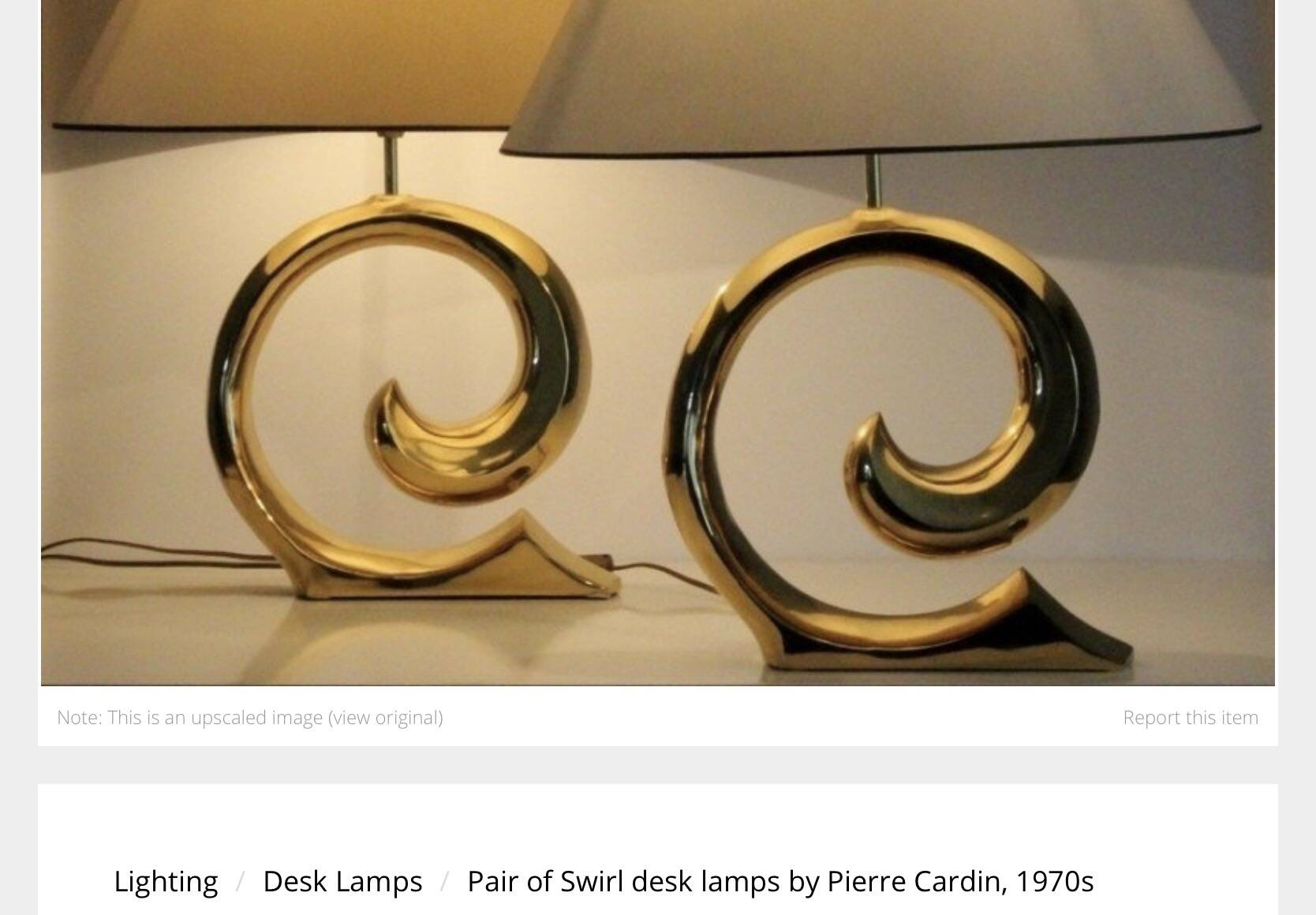 Pierre Cardin lamps from the 70s.