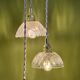Vintage triple suspension lampshade in cut glass - tableware collection