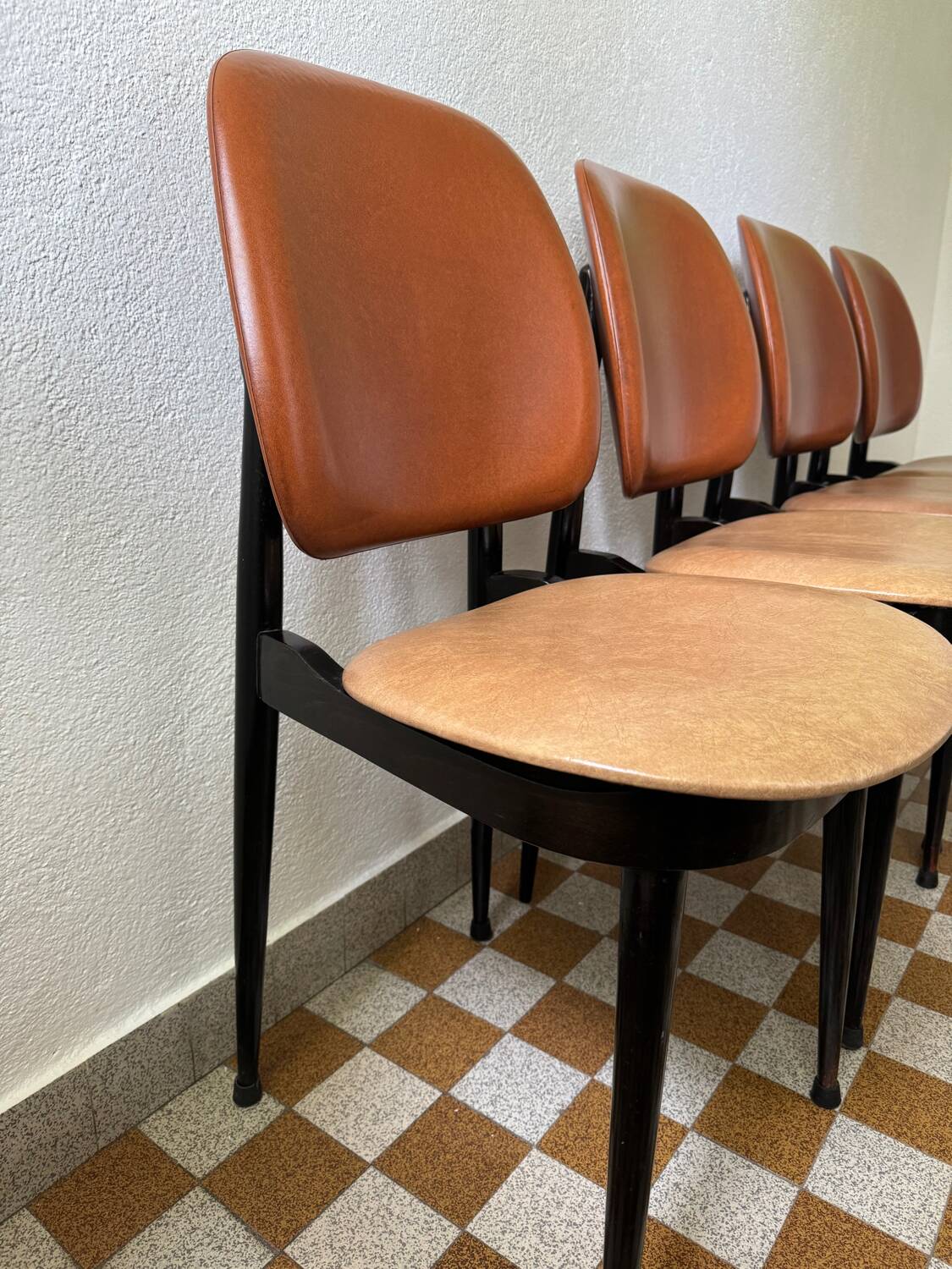 Baumann Pegasus chairs from the 60s (X4)