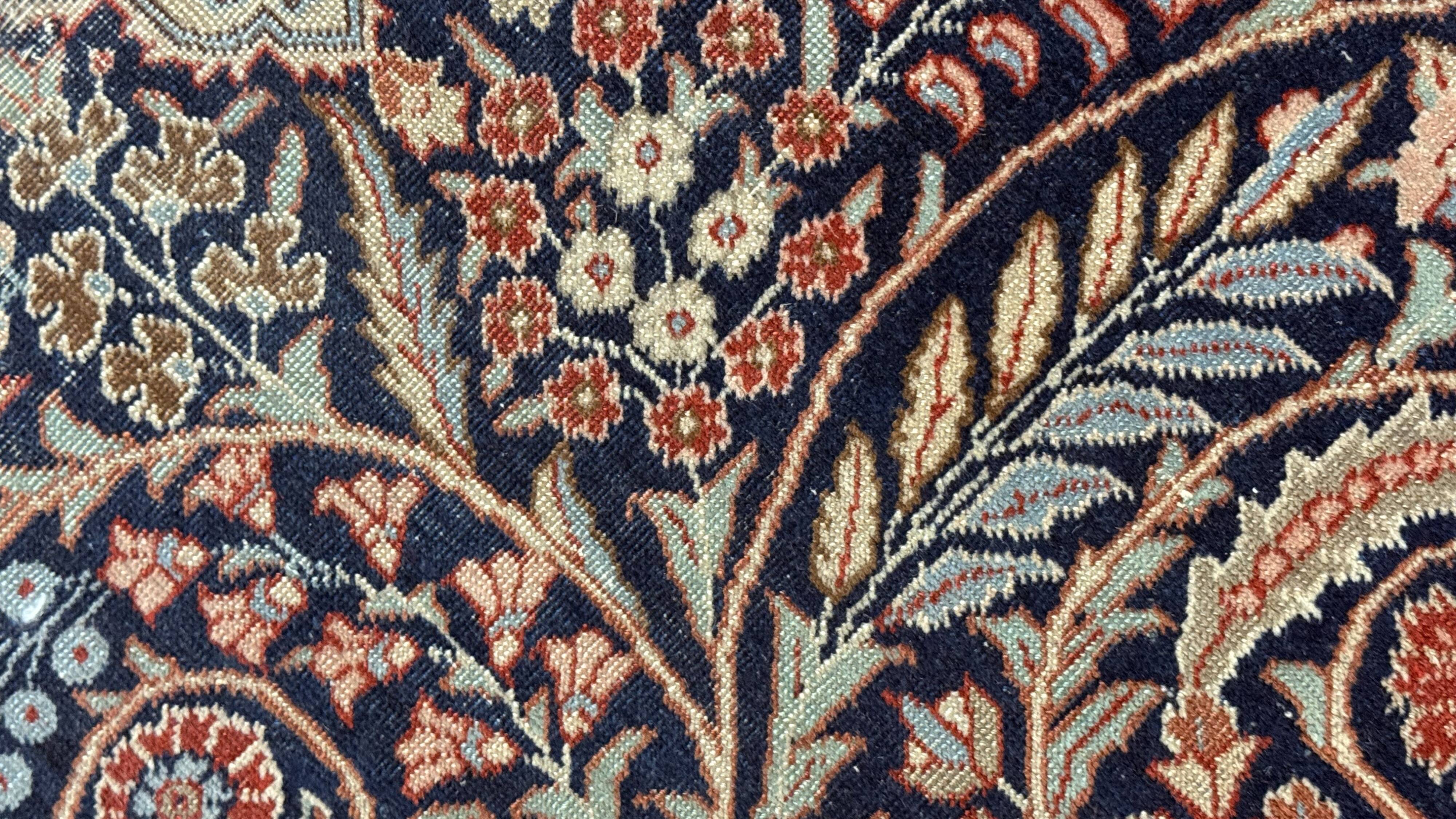 Large Handmade Turkish Wool Rug, 230 x 340 cm – Luxury Floral Rug Hand-Knotted