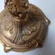 Pied de lampe en bronze,décor rocaille et volupte