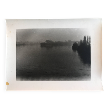Rosine nusimovici, sans titre (fleuve), c 1980. tirage argentique n&b