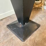 Black metal table ☐ 80 x 80 cm