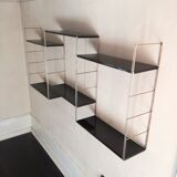 Gold and brown thong shelf