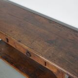 Console en chêne, France XIXe siècle