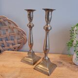 La Redoute x Selency pair of brass candle holders 30