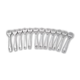 Alfénide, Christofle Saigon 12 oyster forks, Art Deco in silver-plated metal.