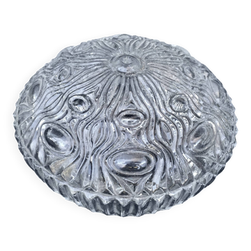 Plafonnier rond bombé motifs seventies