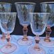 Lot de verres rosaline