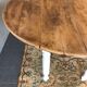 Old flap round table
