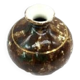 Limoges enameled porcelain ball vase
