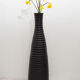 Large vase in brown and gold earth