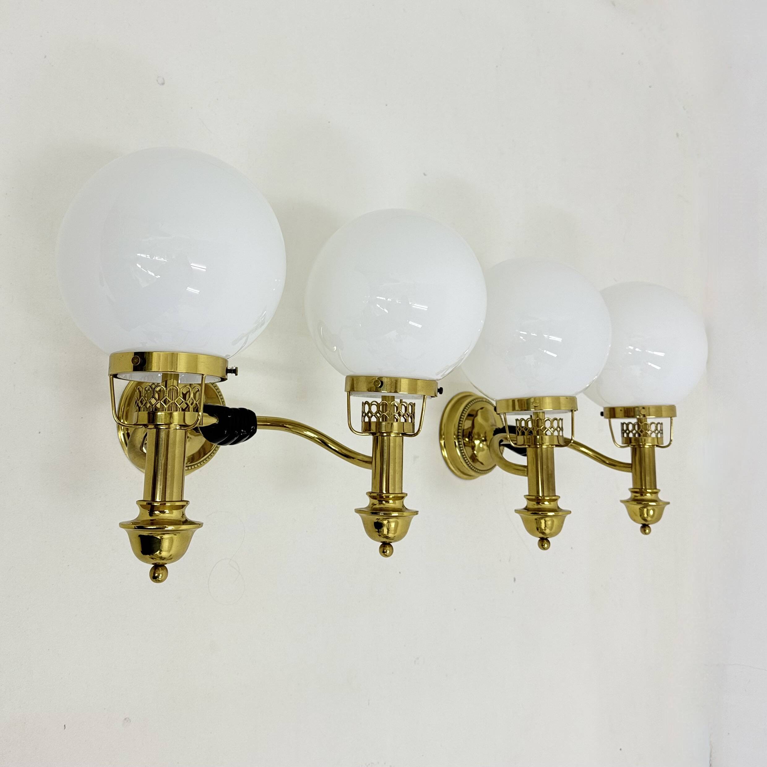 Brass Sconces by Vereinigte Werkstätten München 1970s