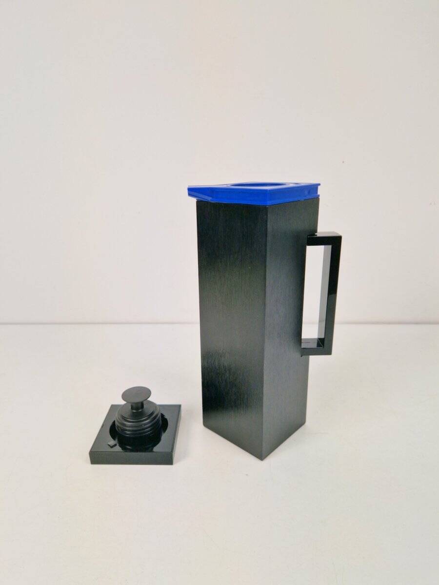 Vintage Quadrat Tea or Coffee Thermos Bottle by Arne Darnell for Hammarplast, 1980s