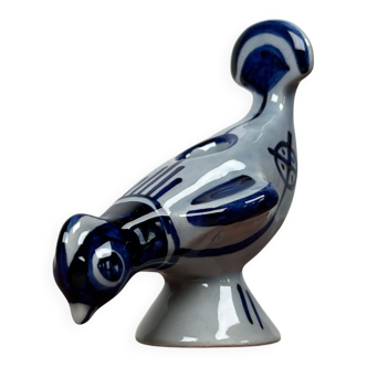 Ceramic bird candlestick from the Danish mid-century studio of Søholm, 1960s.