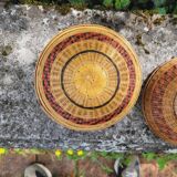 Vintage woven wicker basket